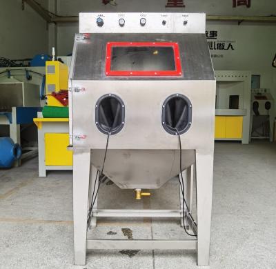 China Garment Shops 9060 Type Steam Blaster , Wet Sandblasting Cabinet for sale