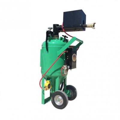 China Abrasive Blast Rust Cleaning Wet Small Sand Blast Machine , Dustless Sand Blaster for sale