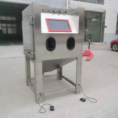 China Garment Shops Water Sand Blasting Stainless Wet Cabinet for sale