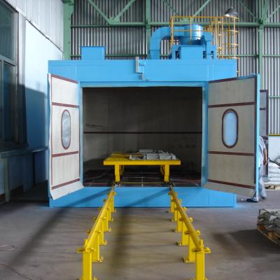 China Building Material Compressed Air Source Sand Blasting Part , Large Parts Sand Blasting for sale