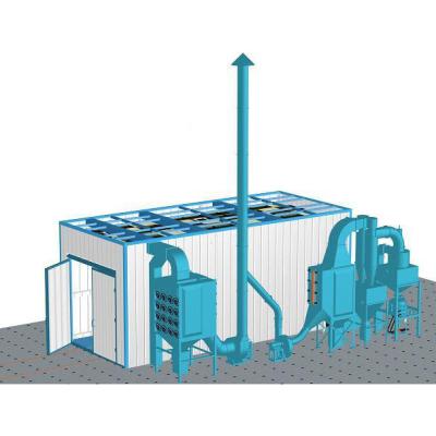 China Building Material Shops Sand Blast Room, Sand Blast Booth for sale