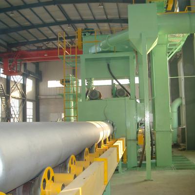 China Machinery repair shops pipe cleaning machine, pipe shot blasting machine, for sale