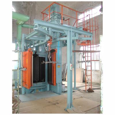 China Hanger Type Building Material Shops Shot Blasting Machine for sale