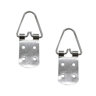 China Heavy Industry 28x88mm Big Picture Frame Hardware Four Holes Hook Hanging Hook for sale