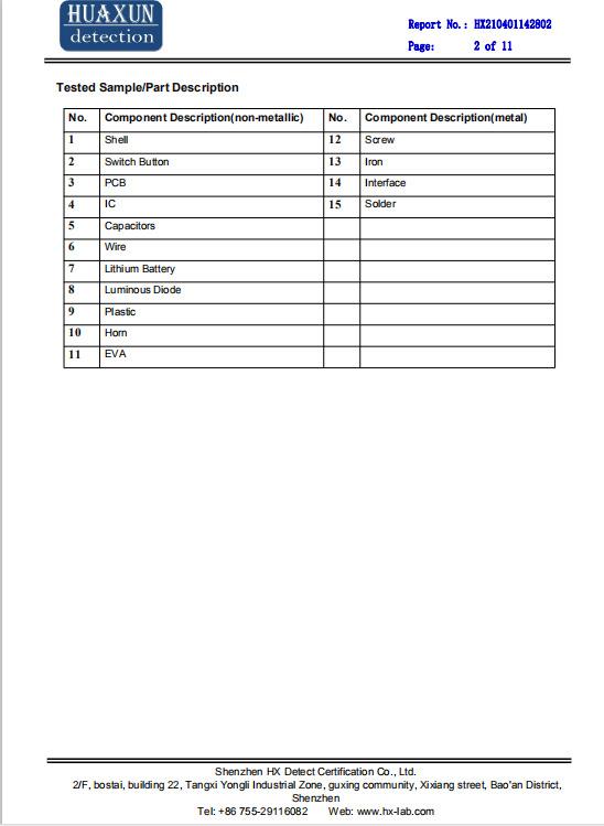 RoHS - Ningbo Yinzhou Hanling Machinery Co., Ltd.