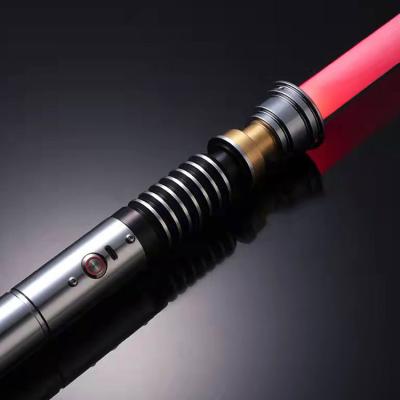 China 17 Sets + Swing Sound Effect (Balanced Swing) Flashing Fx Lightsaber Toys Light Metal Handle Up Eco Swords Duel Fighting FX Lightsaber Wholesale for sale