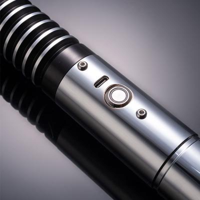 China 17 Sets Light Up Sensitive Duel Play Starkiller Luke Rgb Light Saber Lasting FX Lightsaber Infinite Color Handle Along for sale