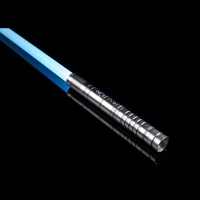 China Aluminum Alloy & Polycarbonate Lighting Stick Concert Flasher Part Props Saber De Luz Lichtschwert Dueling Durable Extendable FX Lightsaber Toy With Sound for sale