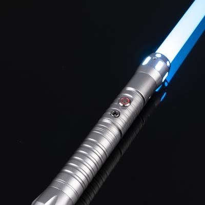 China Aluminum Alloy & Polycarbonate Sable De Luz Sensitive Smooth Swing Lichtschwert Metal Hilt Saber Real Laser RGB FX Lightsaber With Sound for sale