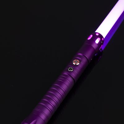 China Aluminum Alloy & Polycarbonate Swing RGB Lichtschwert Color Laser Saber De Luz Crossguard Sound FX Lightsaber Infinite Flash for sale