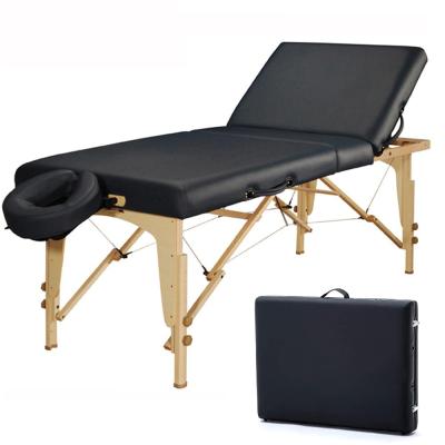 China Modern Mt MIDAS Tilt Massage Couch Wooden Portable Massage Table Bed for sale