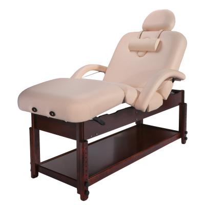 China Archer-Deluxe Stationary Wooden Massage Table Massage Table Series Facial Table for sale