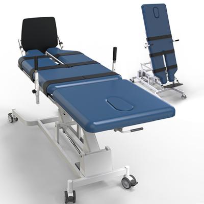 China Physiotherapy Treatments Blueford Hospital Rehabilitation Tilt Table Running Physiotherapy Bed Physiotherapy Tilt Table for sale