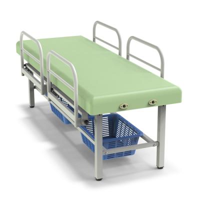 China Reno Single Metal Stationary Nursing Homes Bed Medical Exam Treatment Bed Nursing Bed for sale