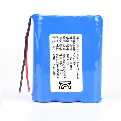 China toys kc certificate 18650 battery pack 9000mAh 3.7v 1S3P (3000mAh) Li-ion battery pack 18650 lithium ion rechargeable batteries cells zu verkaufen