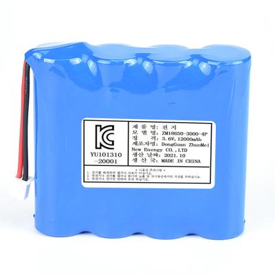 China toys kc certificate 18650 battery pack 12000mAh 3.7v 1S4P (3000mAh) Li-ion battery pack 18650 lithium ion rechargeable batteries cells zu verkaufen