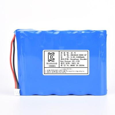 China toys kc certificate 18650 battery pack 15000mAh 3.7v 1S5P (3000mAh) Li-ion battery pack 18650 lithium ion rechargeable batteries cells for sale