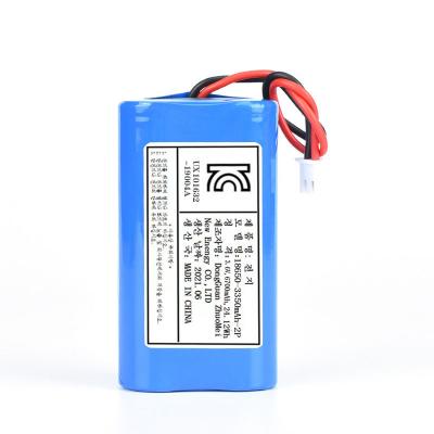 China Pack 6700mAh 3.7v 1S2P lithium ion rechargeable battery (toys kc cell 3350mAh certificate 18650 battery) with PCM and cable for sale