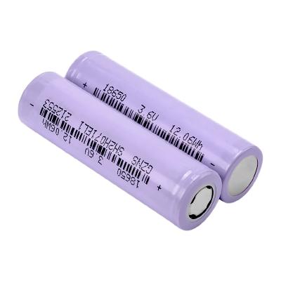 China Toys High Capacity 18650 Power Battery INR 3350mAh 3.7v 3C Discharge Rechargeable Rate Li-ion 18650 lithium ion batteries cells zu verkaufen