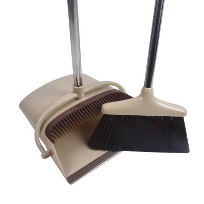 China Factory Price Long Handle Broom And Dustpan Home Set For Household Cleaning Tools for sale