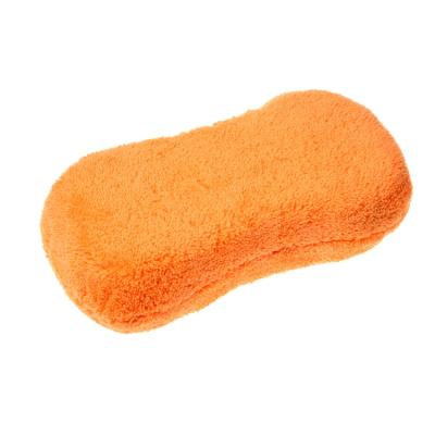 China Microfiber 2 Sided Car Wash Eco-friendly Cleaning Sponge With Mesh Wash Commercial Car Cleaning Magic Sponge for sale