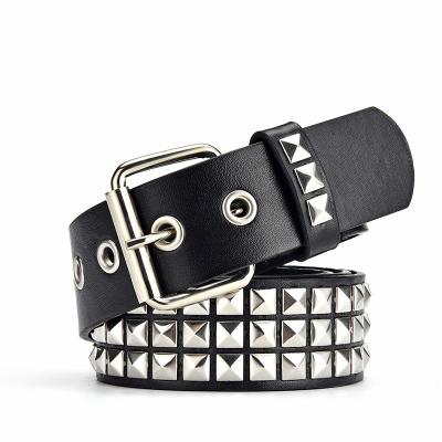 China RS279 universal square pearl rivet belt material belt roller pin buckle jeans belt for sale