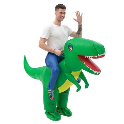 China Cosplay Adult Children Stage Performance Polyester Funny Animal Games Inflatable Dinosaur Costume Halloween Dinosaur Costume for sale