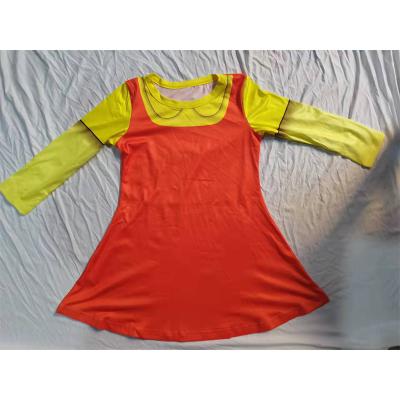 China Yellow Girl Dress Sets for sale