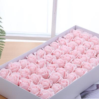 China Wholesale Gift Box Three-layer Soap Flower YS02 Valentine's Day Artificial Flowers Diy Rose Soap Flower for sale