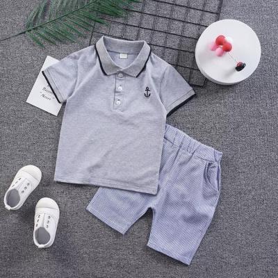 China Newest Style Hot Kids Children Summer Anti-Shrink Clothing Children's Short Sleeve Suit for sale