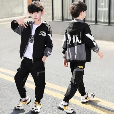 China Spring Autumn Boys Children Clothing Sets Casual Top Selling Kids Sweater Suit for sale