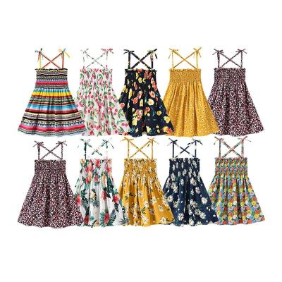 China Wholesale Breathable Braces Skirt Children Clothing Summer Dress Casual Dress Slip Dress Children Clothes Baby for sale