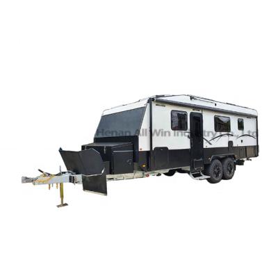 China Travel trailer ALLWIN rv mobile off road travel trailer caravan camping trailer camper trailers for sale