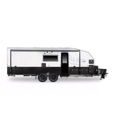 China Travel Trailer ALLWIN RV Small Offroad Mobile Caravan Toy Hauler For Sale for sale