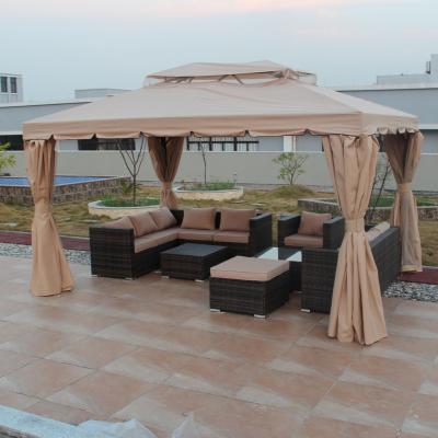 China Chinese outdoor gazebo garden tent canopy gazebo  metal patio gazebo for sale