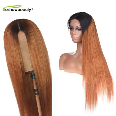 China Free Sample 9A Remy Straight Pre LacefrontFor Color Women Braid Hair Hd Straight Lace Front Colored Wig for sale