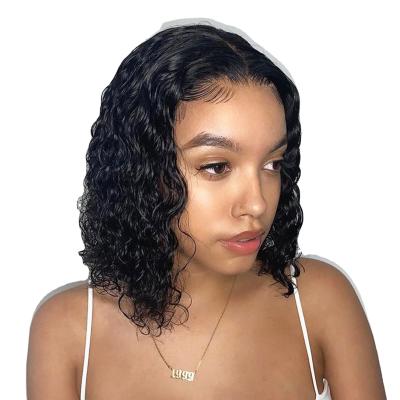 China Short Curly Kinky Curly Wig Pixie Cut For Black Women Glueless Lace Front Human Hair Natural Thick Smooth Soft for sale