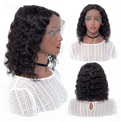 China 13X6 Lace Afro Kinky Curly High Density Thick Smooth Soft Headband Wig Pixie Cut Wig Human Hair Kinky Curly Short Bob for sale