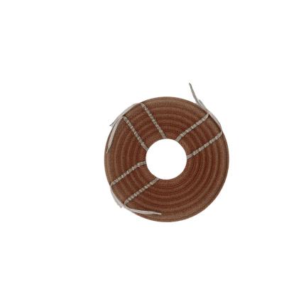 China Brown Color Subwoofer Round High Quality Phenol Treatment Damper Spider With Lead Wire 113*35.8*O for sale