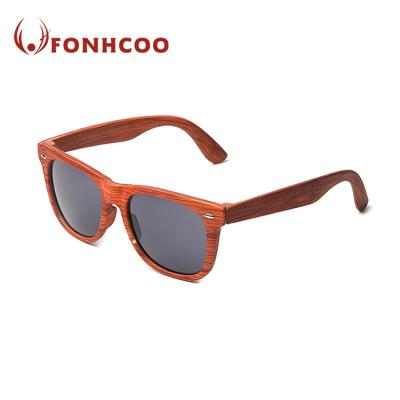 China Fashion Sunglasses China High Quality Popular In Stock OEM Logo Unisex Wood Bamboo Frame Custom Sunglasses for sale