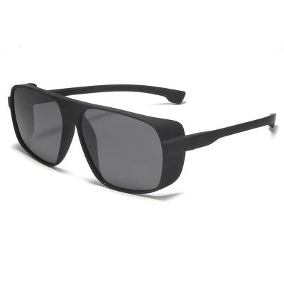 China Fashion Sunglasses 87023 High Quality Stylish PC Frame Sunshade Oversized Sunglasses for sale