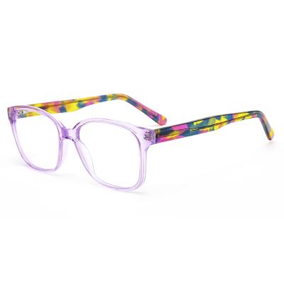 China For Reading Glasses Wholesale Acetate Square Optical Frames Cheap Unisex Colored Glasses XP2113 for sale