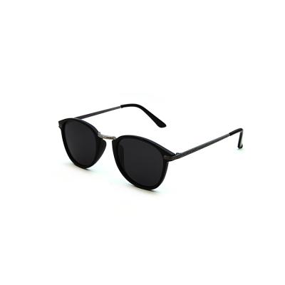 China Hot sale high quality fashion metal frame bridge metal temple Uv400 black plastic sunglasses FONHCOO fashion sunglasses for sale