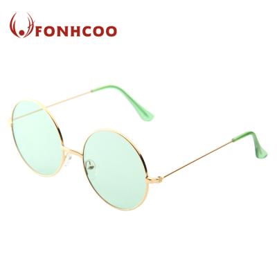 China Round Metal Frame Sunglasses FONHCOO Trendy Brand Fashion China Sunglasses for sale