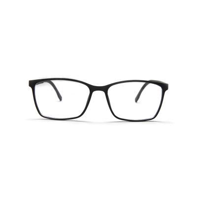 China High Quality Customized Optical Frames Logo Eye Glass Rectangle Black Full Frame Tr90 Reading Glass For Adult for sale