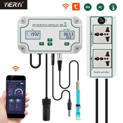 China Hidroponia de Water Quality Tester do controlador da condutibilidade do PH do EC do Temp de WiFi à venda