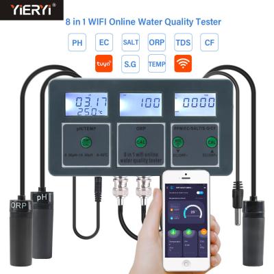 Cina La CE online TDS del rivelatore il pH ORP di qualità dell'acqua di Tuya Wifi SALA il carattere dei CF di S.G in vendita