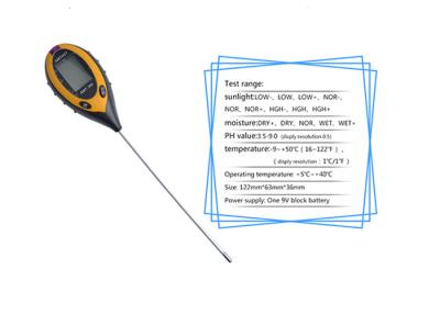 China Digitaces 4 EN 1 probador de humedad del suelo para en conserva/los invernaderos, alta exactitud en venta