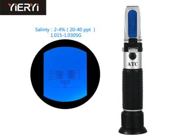 China 2-4% Refractometer da gravidade específica da salinidade com não materiais da borracha do deslizamento à venda