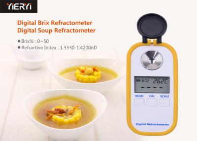 China 0-50% Brix R.i. Refractometer voor Suiker in Wijnconcentratie Te koop